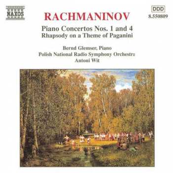 Album Sergei Vasilyevich Rachmaninoff: Piano Concertos Nos. 1 And 4 / Rhapsody On A Theme Of Paganini