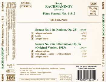 CD Sergei Vasilyevich Rachmaninoff: Piano Sonatas Nos. 1 & 2 297834