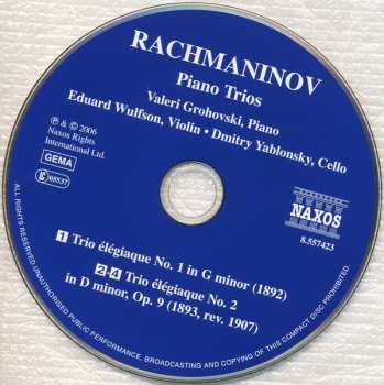 CD Sergei Vasilyevich Rachmaninoff: Piano Trios 117965