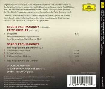 CD Sergei Vasilyevich Rachmaninoff: Preghiera - Rachmaninov: Piano Trios 45762