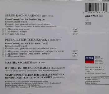 CD Sergei Vasilyevich Rachmaninoff: Rachmaninoff 3 • Tchaikovsky 1 390684