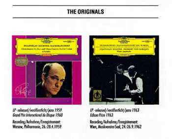 CD Sergei Vasilyevich Rachmaninoff: Rachmaninov · Piano Concerto No. 2 / Tchaikovsky · Piano Concerto No.1 44886