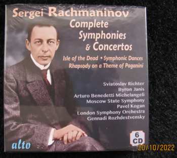 Album Sergei Vasilyevich Rachmaninoff: Sergei Rachmaninov (1873-1943) Complete Symphonies And Concertos