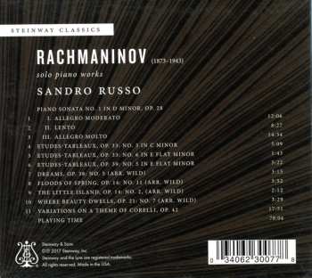 CD Sergei Vasilyevich Rachmaninoff: Solo Piano Works 290460