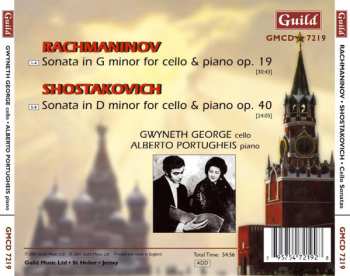 CD Sergei Vasilyevich Rachmaninoff: Cello Sonatas 349898