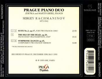 CD Sergei Vasilyevich Rachmaninoff: Suite No. 2 Op.17 / Symphonic Dances Op. 45 (for Two Pianos) / The Isle Of The Dead Op. 29 (Piano Duet Version) 119505