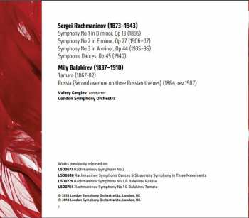Box Set/Blu-ray/3SACD Sergei Vasilyevich Rachmaninoff: Symphonies Nos 1-3 / Symphonic Dances 121887