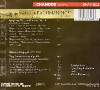 CD Sergei Vasilyevich Rachmaninoff: Symphony No. 1 / Etudes-Tableaux 284682