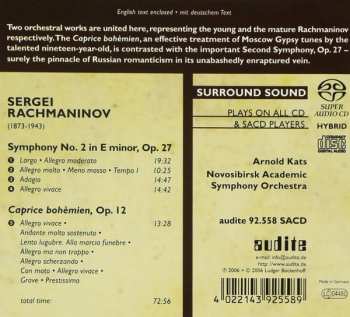 SACD Sergei Vasilyevich Rachmaninoff: Symphony No. 2 / Caprice Bohémien 337381