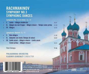 CD Sergei Vasilyevich Rachmaninoff: Symphony No. 3; Symphonic Dances 309138