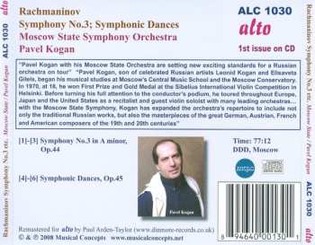 CD Sergei Vasilyevich Rachmaninoff: Symphony No.3 / Symphonic Dances 303288