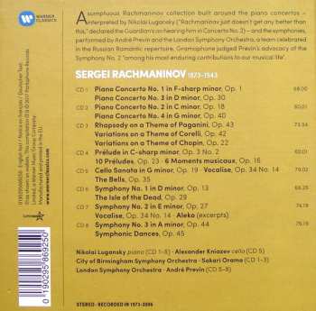 8CD/Box Set Sergei Vasilyevich Rachmaninoff: The 4 Piano Concertos • Piano Works • The 3 Symphonies • Orchestral Works 48140