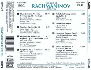 CD Sergei Vasilyevich Rachmaninoff: The Best Of 312497