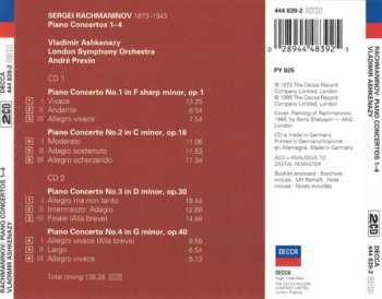 2CD Sergei Vasilyevich Rachmaninoff: Piano Concertos 1-4 44850
