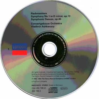 3CD/Box Set Sergei Vasilyevich Rachmaninoff: The Symphonies (Symphonies 1-3 / The Bells / Symphonic Dances / The Isle Of The Dead) 419952