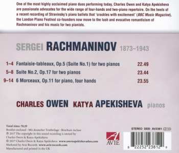 CD Sergei Vasilyevich Rachmaninoff: The Two Piano Suites - Six Morceaux, Op. 11 152143
