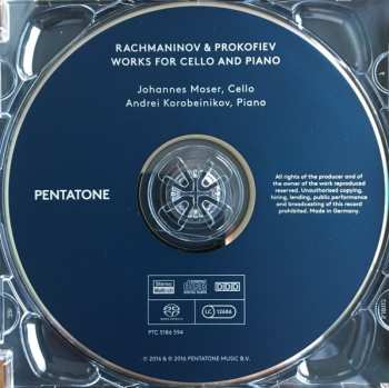 SACD Sergei Vasilyevich Rachmaninoff: Works For Cello And Piano 233534