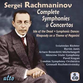 6CD/Box Set Sergei Vasilyevich Rachmaninoff: Sergei Rachmaninov (1873-1943) Complete Symphonies And Concertos 470958