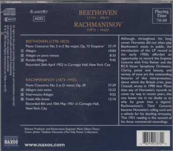 CD Sergei Vasilyevich Rachmaninoff: Rachmaninov - Piano Concerto No. 3 / Beethoven - Piano Concerto No. 5 444596