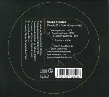 CD Sergio Armaroli: Density For Solo Vibraphone(s) 510575