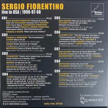 9CD/Box Set Sergio Fiorentino: Live In USA 1996-97-98 175675