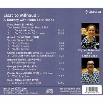 CD Sergio Gallo: Liszt To Milhaud – A Journey With Piano Four Hands 438518