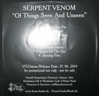 CD Serpent Venom: Of Things Seen & Unseen  251841