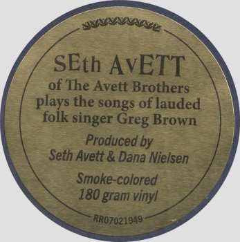 LP Seth Avett: Seth Avett Sings Greg Brown CLR 449053