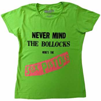 Merch Sex Pistols: The Sex Pistols Ladies T-shirt: Nevermind The B...s Original Album  (medium) M