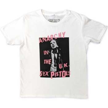Merch Sex Pistols: The Sex Pistols Kids T-shirt: Anarchy In The Uk (9-10 Years) 9-10 let
