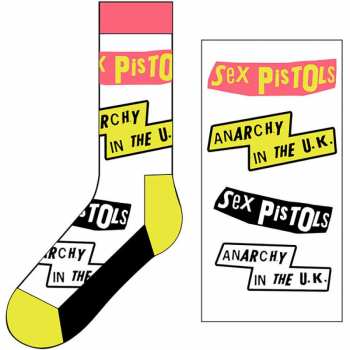 Merch Sex Pistols: Kotníkové Ponožky Anarchy In The Uk 