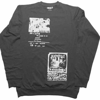 Merch Sex Pistols: The Sex Pistols Unisex Long Sleeve T-shirt: 100 Club (back Print) (large) L