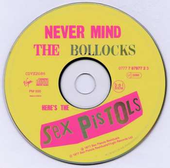 CD Sex Pistols: Never Mind The Bollocks Here's The Sex Pistols 24964
