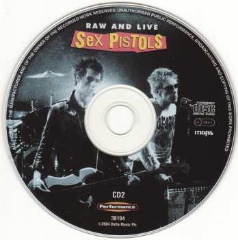2CD Sex Pistols: Raw And Live 377927