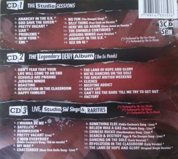 3CD Sex Pistols: The Many Faces Of Sex Pistols - Studio Sessions, Live Gigs & Rarities DIGI 22804
