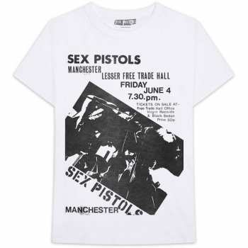 Merch Sex Pistols: Tričko Manchester Flyer 