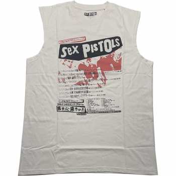 Merch Sex Pistols: The Sex Pistols Unisex Vest T-shirt: Filthy Lucre (embellished) (medium) M
