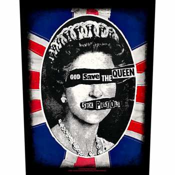 Merch Sex Pistols: Zádová Nášivka God Save The Queen