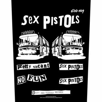 Merch Sex Pistols: Zádová Nášivka Pretty Vacant