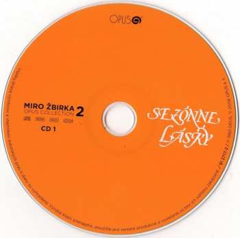 2CD Miroslav Žbirka: Sezónne Lásky