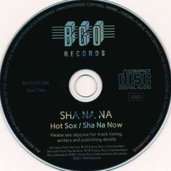 2CD Sha Na Na: From The Streets Of New York / Hot Sox / Sha Na Now 483023