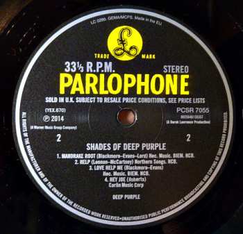 LP Deep Purple: Shades Of Deep Purple 32186