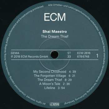 LP Shai Maestro: The Dream Thief 72525