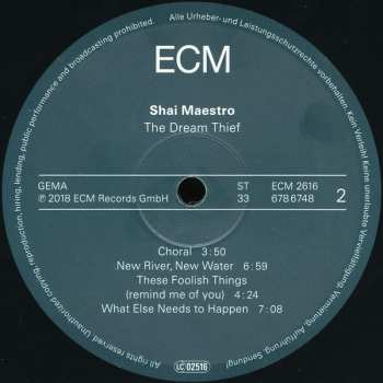 LP Shai Maestro: The Dream Thief 72525