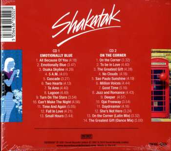 2CD Shakatak: Emotionally Blue / On The Corner 96187