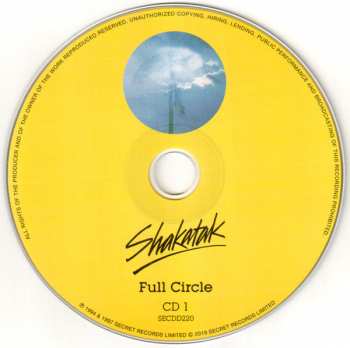 2CD Shakatak: Full Circle / Let the Piano Play 294786