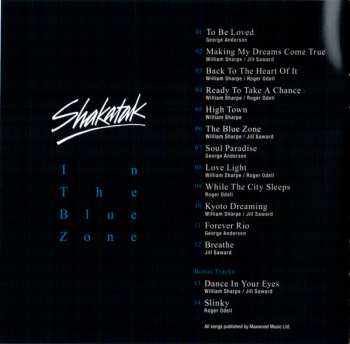 CD Shakatak: In The Blue Zone 263506