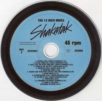 2CD Shakatak: The 12 Inch Mixes 277229