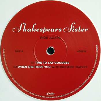 LP Shakespear's Sister: Ride Again LTD | CLR 154875