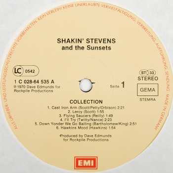 LP Shakin' Stevens And The Sunsets: Collection 537569